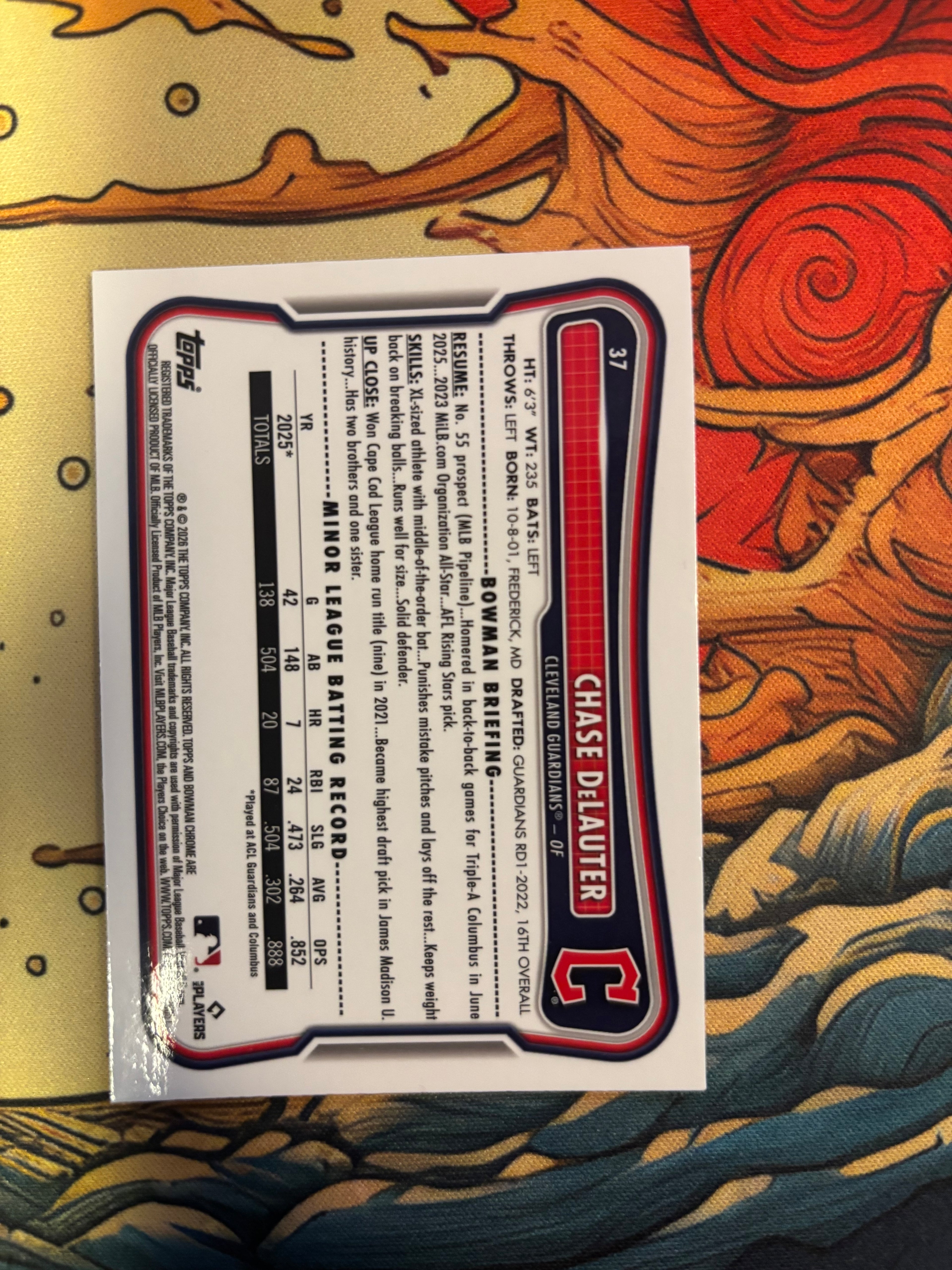 [NM] Chase Delauter - 2026 Bowman Chrome // #084/299