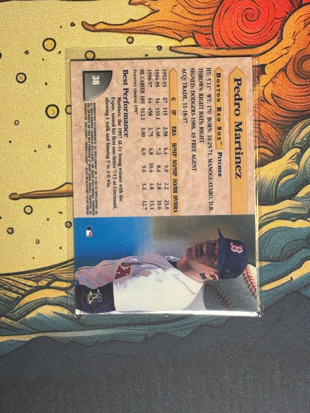 [NM] 1998 Pedro Martinez // Bowmans Best // 38