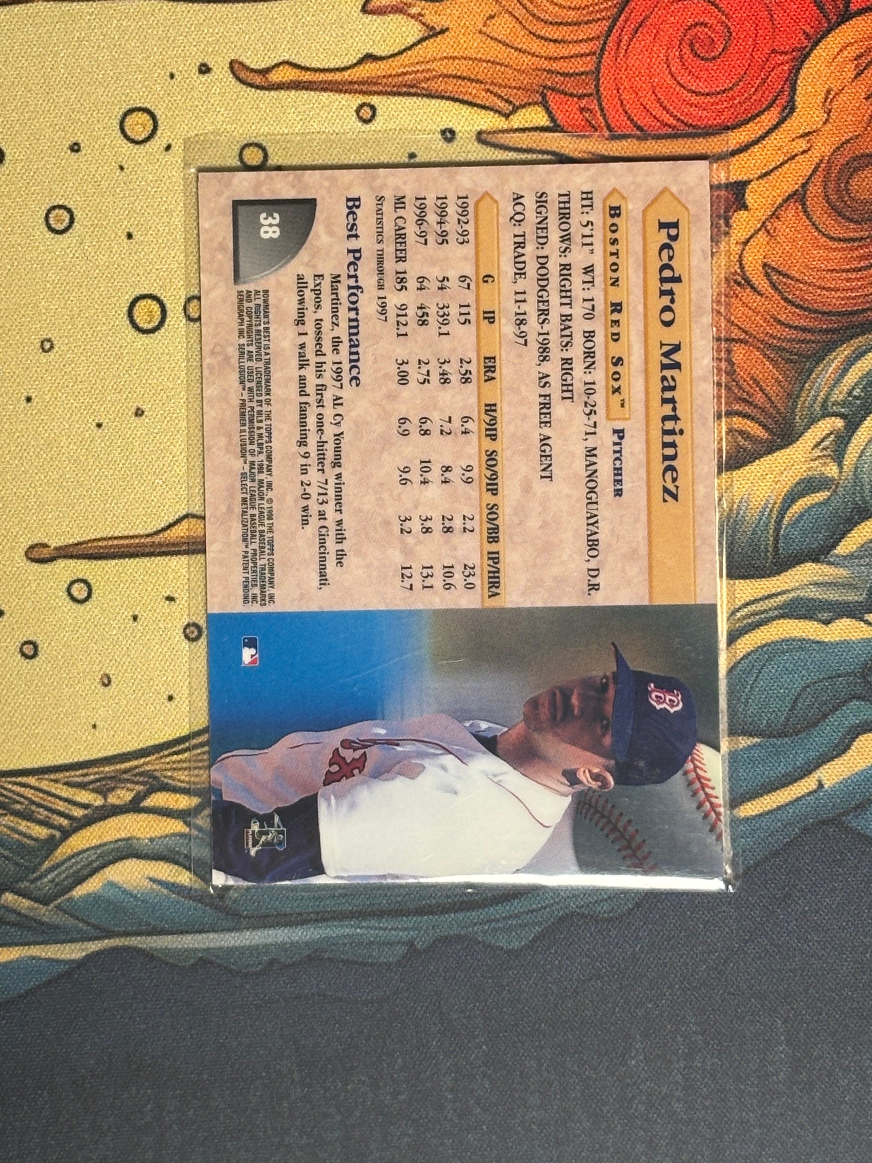 [NM] 1998 Pedro Martinez // Bowmans Best // 38